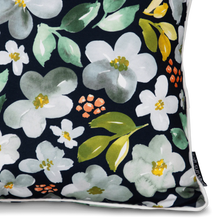 Bondi flower power piped outdoor cushion