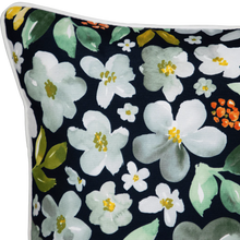 Bondi flower power piped outdoor cushion