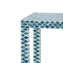 Capiz Tiled Console Table