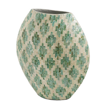 Capiz Tile Vase