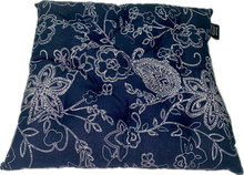 Paisley Navy Chair Pad