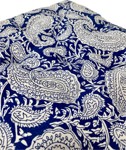 Blue Lagoon Paisley Chair Pad