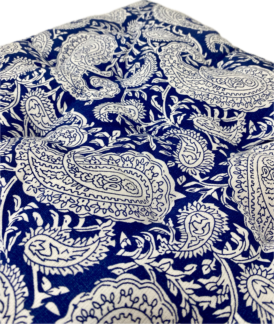 Blue Lagoon Paisley Chair Pad