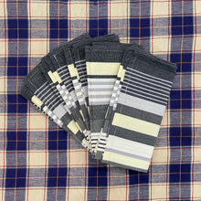 Multi-stripe Grey Scale Napkins