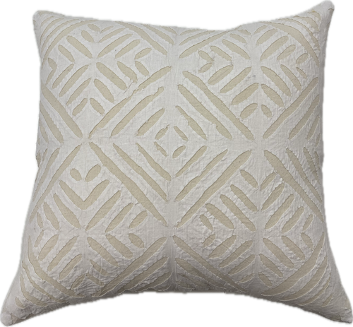 Hand Made Appliqued 40x40cm Cotton Cushion Cover