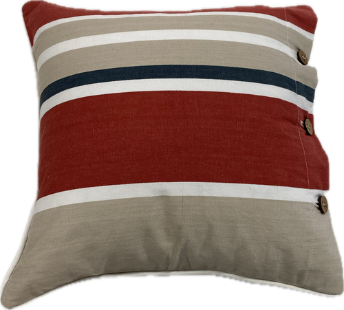 Champagne red  cotton cushion cover