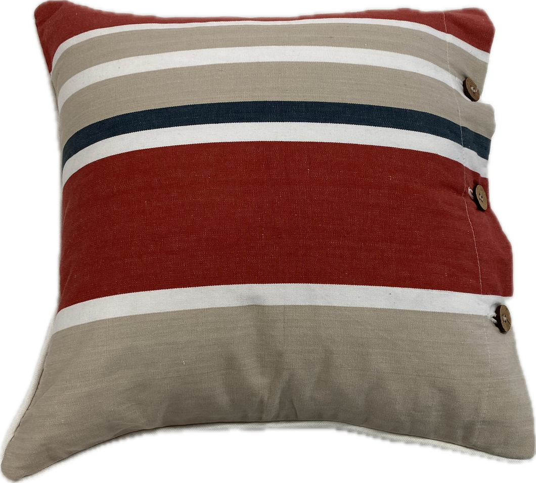 Champagne red  cotton cushion cover