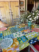 Anna Chandler Canvas Tablecloth Seventies Green - 140 x 250cm