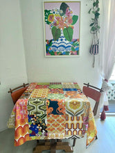 Anna Chandler Canvas Tablecloth Seventies Orange - 140 x 250cm