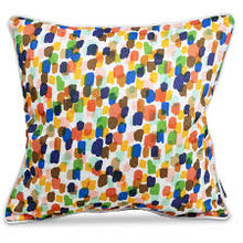 Bondi rainbow radiance piped outdoor cushion