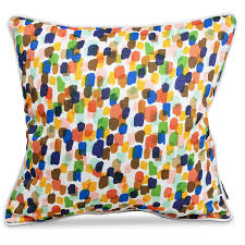 Bondi rainbow radiance piped outdoor cushion