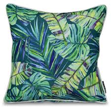 Bondi shade piped outdoor cushion