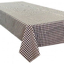 Gingham Check Cotton Tablecloth