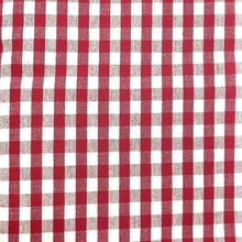 Gingham Red Check Cotton Tablecloth