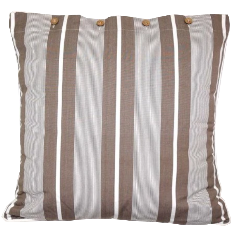 Finley Beige Cotton Cushion Cover