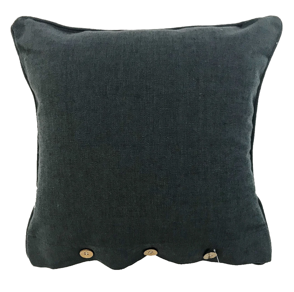 Charcoal Cotton Cushion Cover