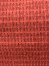 Orange Seersucker Cotton Bedspread