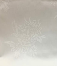 White Damask Fabric 140cm