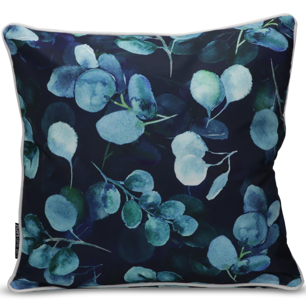 Bondi Olive Twist 2 - Piped Outdoor Cushion