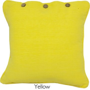 Yellow Cotton Cushion Cover